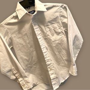 Boys Chaps White Dress Shirt